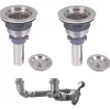 Kit 2 Contracanasta y Trampa Doble para Fregadero Coflex PH-600