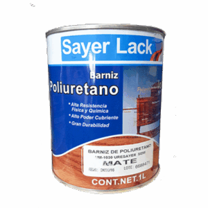 Barniz Poliuretano Mate Sayer Lack