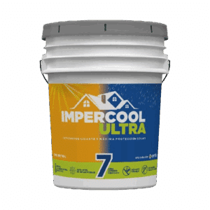 Impermeabilizante Acrílico Impercool Fibratado 7 Años Blanco