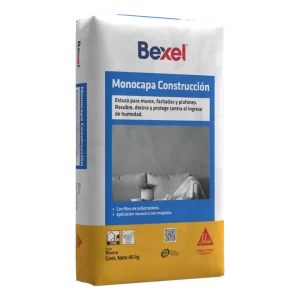 Estuco Decorativo Bexel Monocapa Blanco Sika 20 Kg