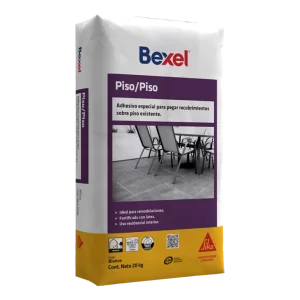 Adhesivo Piso Sobre Piso Saco De 20 Kilogramos Blanco Bexel