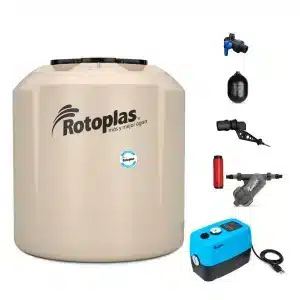 Tinaco Plus+ con Bomba Inteligente 1/4 HP 1,100 Litros Rotoplas