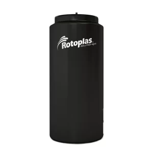 Tanque Vertical Cerrado Estándar 1000 Litros Color Negro Rotoplas