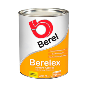 Pintura Vinil Acrílica Berelex Durazno 1 Litro