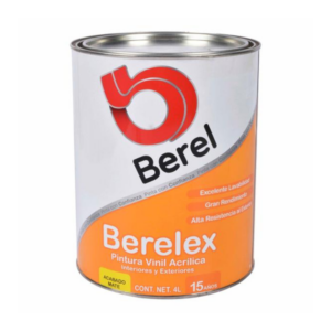 Pintura Vinil Acrílica Berelex Durazno Galón (4 L)