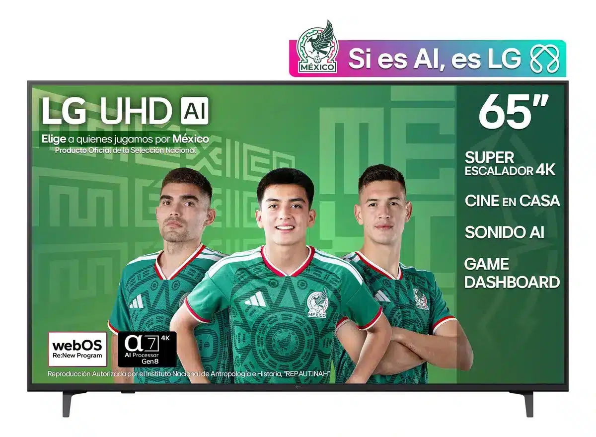 Smart TV LG 65" UHD AI 4K 2025 65UA7500PSA 127V