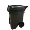 Contenedor EDGE 25 OTTO 90 Litros Gris con Tapa Verde