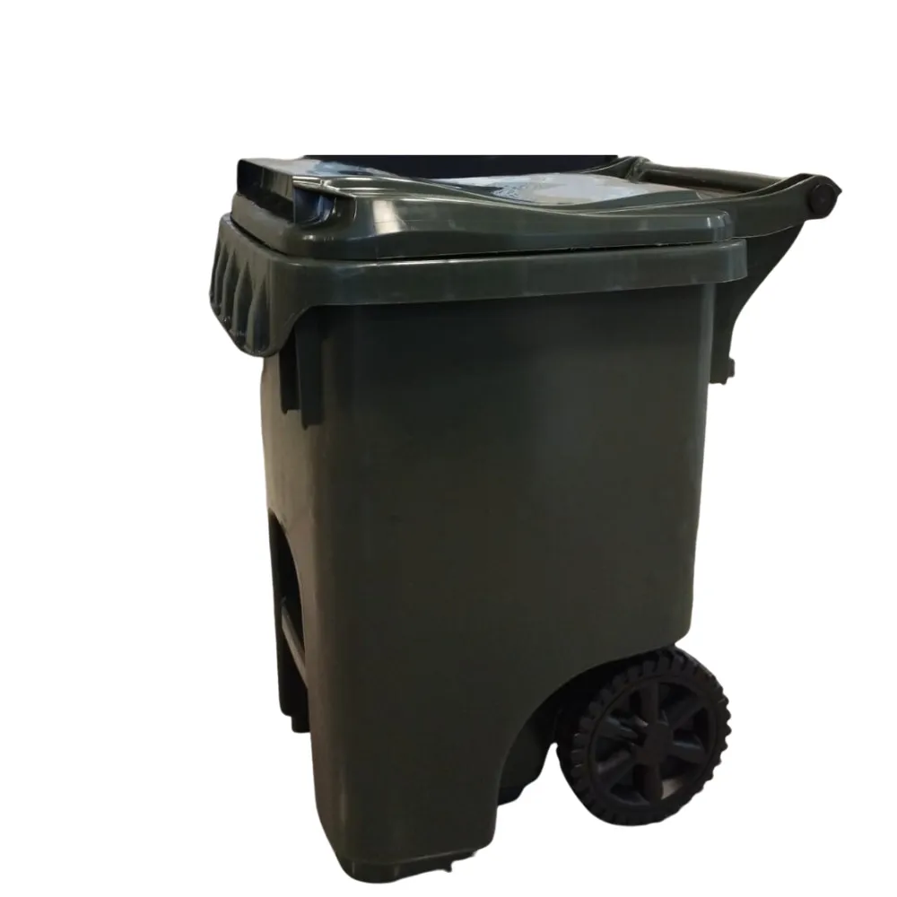 Contenedor EDGE 25 OTTO 90 Litros Gris con Tapa Verde