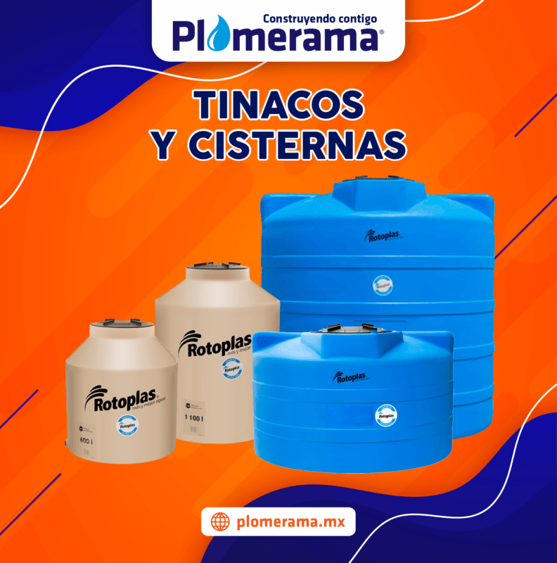 TINACOS Y CISTERNAS MONTERREY ROTOPLAS PLOMERAMA